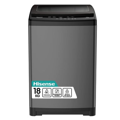 LAVADORA HISENSE 18KG CARGA SUPERIOR WT3W1823UT - 2