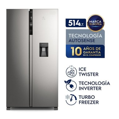 REFRIGERADORA ELECTROLUX 514LT SIDE BY SIDE ERSA53V2HDS - 1