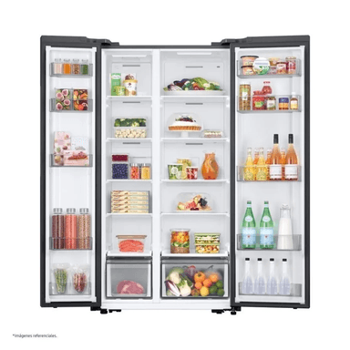 REFRIGERADORA SAMSUNG 564LT ALL AROUND COOLING RS57DG4000M9/PE PLATA - 2