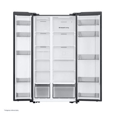 REFRIGERADORA SAMSUNG 564LT ALL AROUND COOLING RS57DG4000M9/PE PLATA - 3