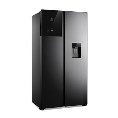 REFRIGERADORA ELECTROLUX 522L SBS NEGRO - 1