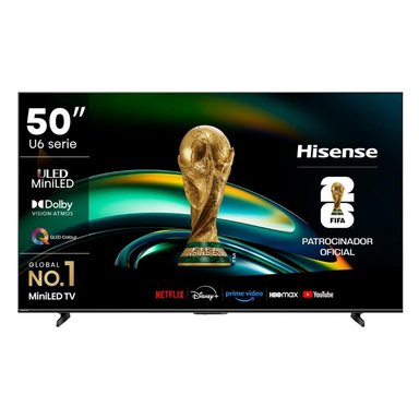 TV HISENSE 50' MINILED 4K SMART TV 50U6QV - 1