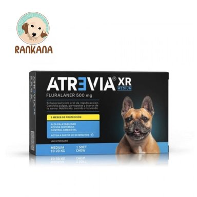 ANTIPULGAS PERRO ATREVIA TABLETA 10 A 20 KG 1 XR