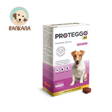 ANTIPULGAS PERRO PROTEGGO TABLETA 4.5 A 10 KG 1 3M