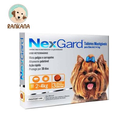 ANTIPULGAS PERRO NEXGARD TABLETA 2 A 4 KG 3 - 1