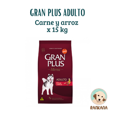 COMIDA PERROS ADULTOS GRAN PLUS SABOR CARNE X 15 KG + 4 ORIGENS X 85 GR