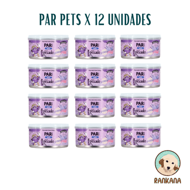 COMIDA HÚMEDA GATOS PAR PETS SABOR PESCADO X 160 GR / 12 UNIDADES