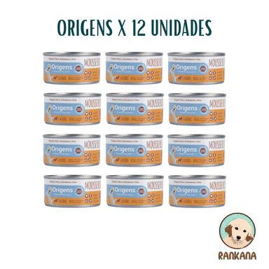 COMIDA PERROS CACHORROS ORIGENS SABOR PAVO, ARANDANOS Y CHIA MOUSSE 85 GR / 12 UNIDADES