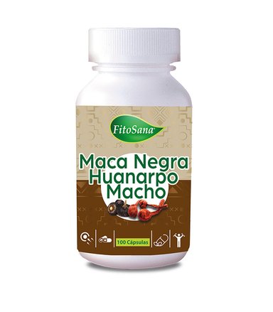 SUPLEMENTO FITOSANA SOLUCIÓN ORAL CAPSULAS DE MACA NEGRA HUANARPO MACHO 100U