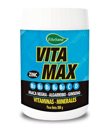 SUPLEMENTO FITOSANA POLVO VITAMAX 300GR BATIDO EN