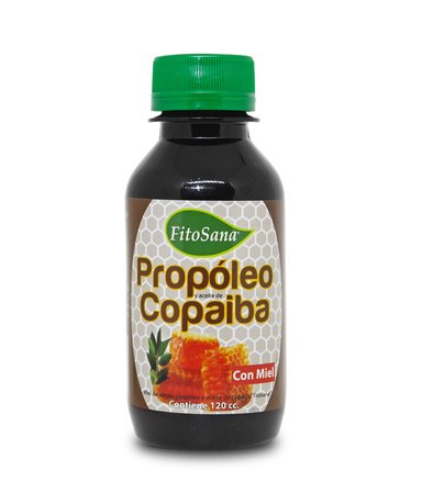 SUPLEMENTO FITOSANA SOLUCIÓN ORAL PROPÓLEO CON COPAIBA Y MIEL 120CC