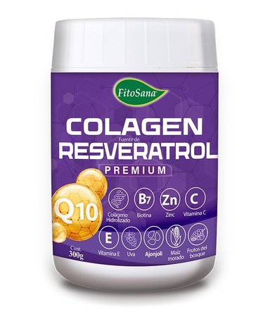 SUPLEMENTO FITOSANA POLVO COLAGEN RESVERATROL + Q10 300 GR
