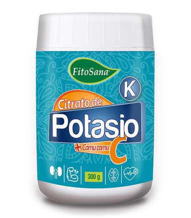 SUPLEMENTO FITOSANA BATIDO EN POLVO CITRATO DE POTASIO 300GR