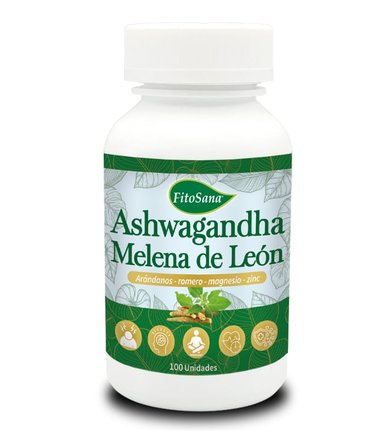 ASHWAGANDHA MELENA DE LEON FITOSANA - FRASCO 100U