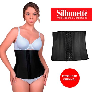 FAJA MUJER SILHOUETTE NEGRO CINTURILLA REDUCTOR ORIGINAL