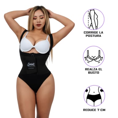 FAJA BODY MUJER SEXY SBELT NEGRO RELOJ DE ARENA REDUCE MEDIDAS + 1 LIPOCREAM - 3