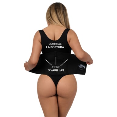 FAJA BODY MUJER SEXY SBELT NEGRO RELOJ DE ARENA REDUCE MEDIDAS + 1 LIPOCREAM - 4