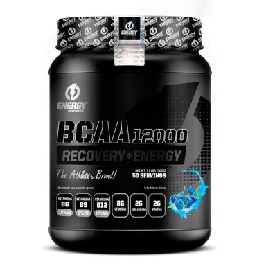 PROTEÍNA ENERGY NUTRITION BCAA 12000 500 GR SABOR BLUE BERRY