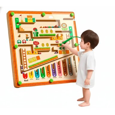 JUEGO DIDÁCTICO INFANTIL LABERINTO MAGNÉTICO