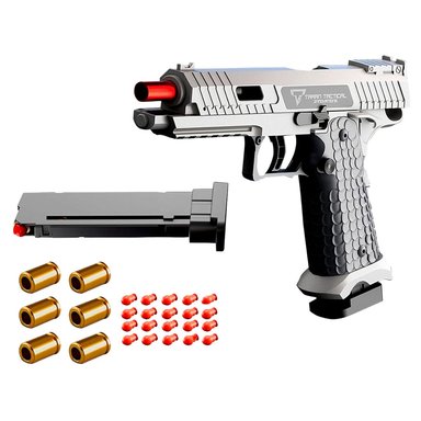 PISTOLA DE JUGUETE SEGURA CON BALAS SUAVES PARA NIÑOS