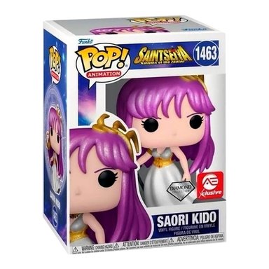 FIGURA COLECCIONABLE FUNKO POP! SAINT SEIYA SAORI KIDO #1463 DIAMOND AE EXCLUSIVE (ATHENA LOS CABALLEROS DEL ZODIACO) - 1