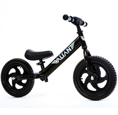 BICICLETA DE EQUILIBRIO PARA BEBES ARO 12 (1 A 4 AÑOS ) NEGRA - 2