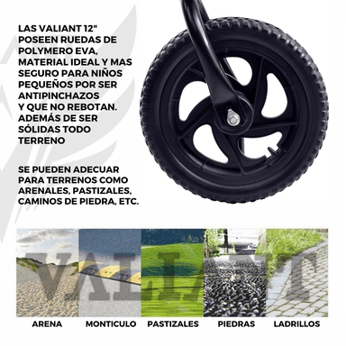 BICICLETA DE EQUILIBRIO PARA BEBES ARO 12 (1 A 4 AÑOS) ROSADA - 5