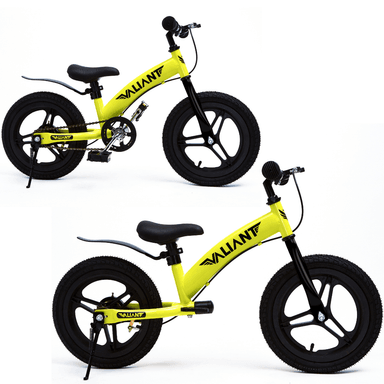 BICICLETA DE EQUILIBRIO ARO 14 3 EN 1 (3 A 7 AÑOS) AMARILLA - 1