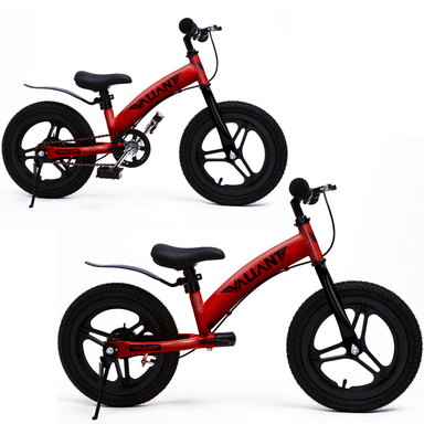 BICICLETA DE EQUILIBRIO ARO 14 3 EN 1 (3 A 7 AÑOS) ROJA - 1