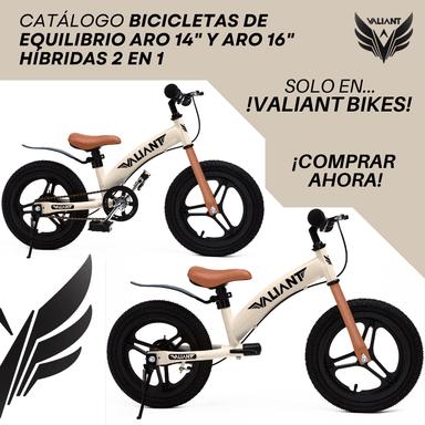 BICICLETA DE EQUILIBRIO ARO 16 3 EN 1 (4 A 8 AÑOS) BEIGE - 6