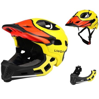 CASCO FULL FACE INTEGRAL NIÑOS (3 A 10 AÑOS) AMARILLO - 2