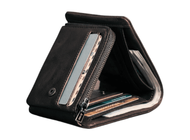 BILLETERA DE CUERO VACUNO. CON PROTECCIÓN RFID. HOMBRE BP841S | Café - 3