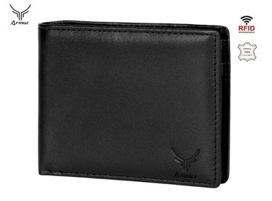 BILLETERA DE CUERO VACUNO. CON PROTECCIÓN  RFID. HOMBRE 7328 - 1