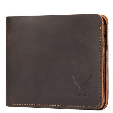 BILLETERA ARMUZ BP951 CUERO MARRÓN 1 VACUNO ESTILO RETRO HOMBRE