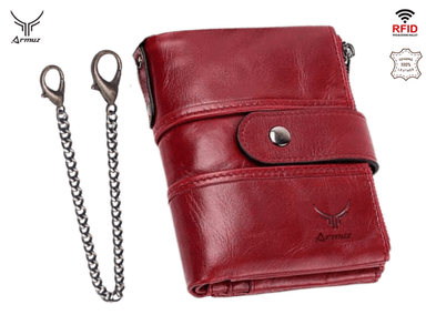 BILLETERA DE CUERO VACUNO CON PROTECCIÓN  RFID. MUJER BP804 - 3