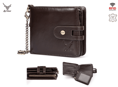 BILLETERA ARMUZ BP811S CUERO DE CON PROTECCIÓN RFID HOMBRE - 2