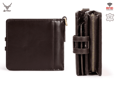 BILLETERA ARMUZ BP811S CUERO DE CON PROTECCIÓN RFID HOMBRE - 5
