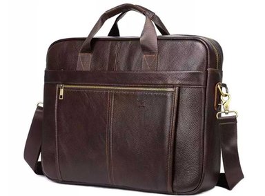 MALETÍN DE CUERO VACUNO MODELO HERMES 5013 (LAPTOP 17') - 1