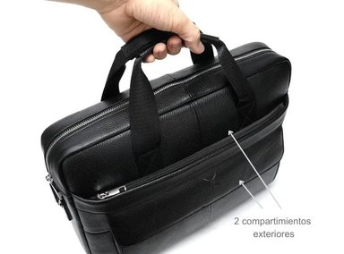 MALETÍN DE CUERO VACUNO MODELO ODISEO 1115 (LAPTOP 14') - 5
