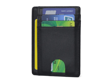 TARJETERO DE CUERO VACUNO. ARMUZ CON PROTECCIÓN RFID. HOMBRE 1208 - 2