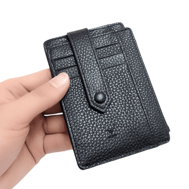 TARJETERO MONEDERO DE CUERO VACUNO. ARMUZ CON PROTECCIÓN RFID. MUJER 9039