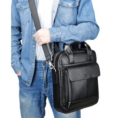 MORRAL DE CUERO VACUNO. HOMBRE. 8579 (LAPTOP 13.3' - A4) - 5