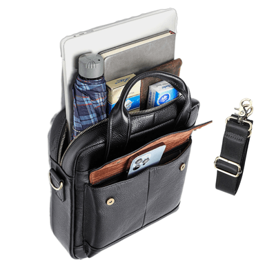 MORRAL DE CUERO VACUNO. HOMBRE. 8579 (LAPTOP 13.3' - A4) - 6