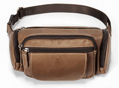 CANGURO ARMUZ 8355 CUERO MARRÓN CLARO