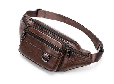 CANGURO ARMUZ 9044 CUERO VACUNO CAFÉ