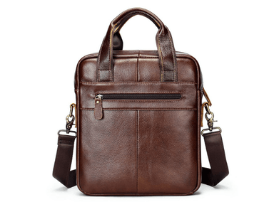 MORRAL ARMUZ CUERO CAFÉ VACUNO 8579 . LAPTOP 13' - 5