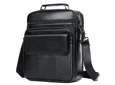 MORRAL DE CUERO VACUNO 6171 PARA LAPTOP DE 13'