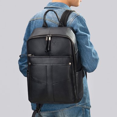 MOCHILA DE CUERO VACUNO AXEL 9240 (LAPTOP 13,3')