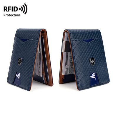 BILLETERA Y TARJETERO DE CUERO VEGANO PU K9310