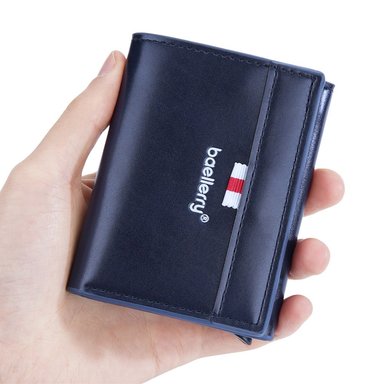 BILLETERA Y TARJETERO POP UP 9212 CUERO VEGANO PU